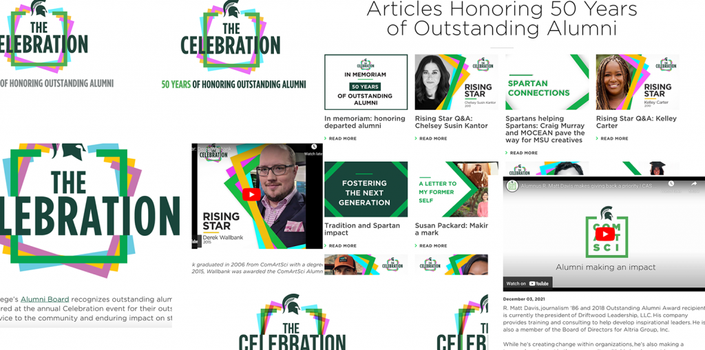 The Celebration branding montage